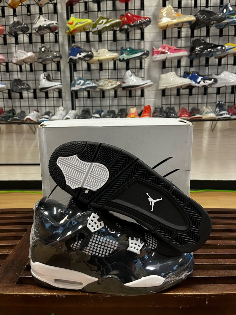 Jordan Kids Black White Retro Basketball Sneakers